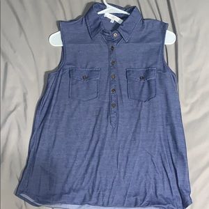 Denim colored tank top